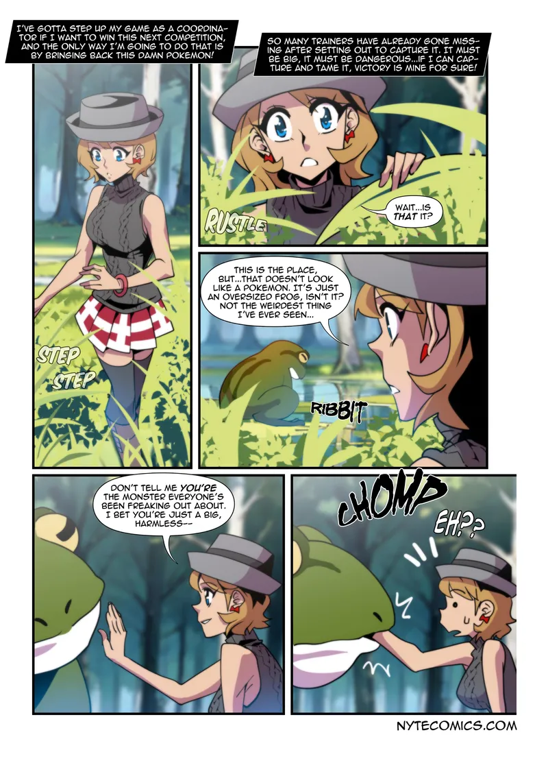 Pokedex Entries - Serena 003 and Pokemon Comic Porn