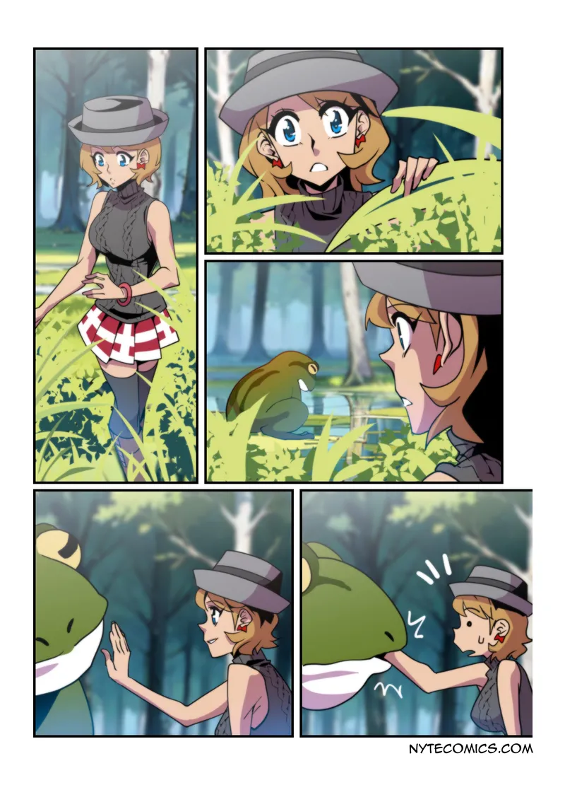 Pokedex Entries - Serena 010 and Pokemon Comic Porn