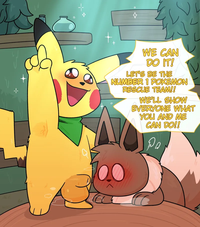 Pokemon Mystery Dungeon - Red Rescue Team 002 and Pokemon Comic Porn