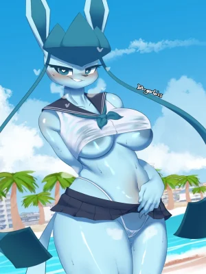 Pokemon Summer With Glaceon Pokemon Comic Porn