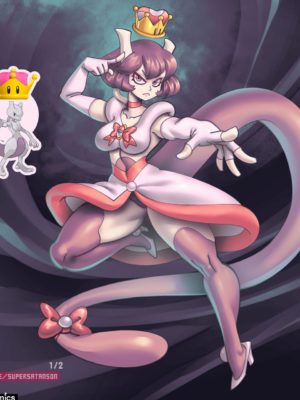 Princess Mewtwo 001 and Pokemon Comic Porn