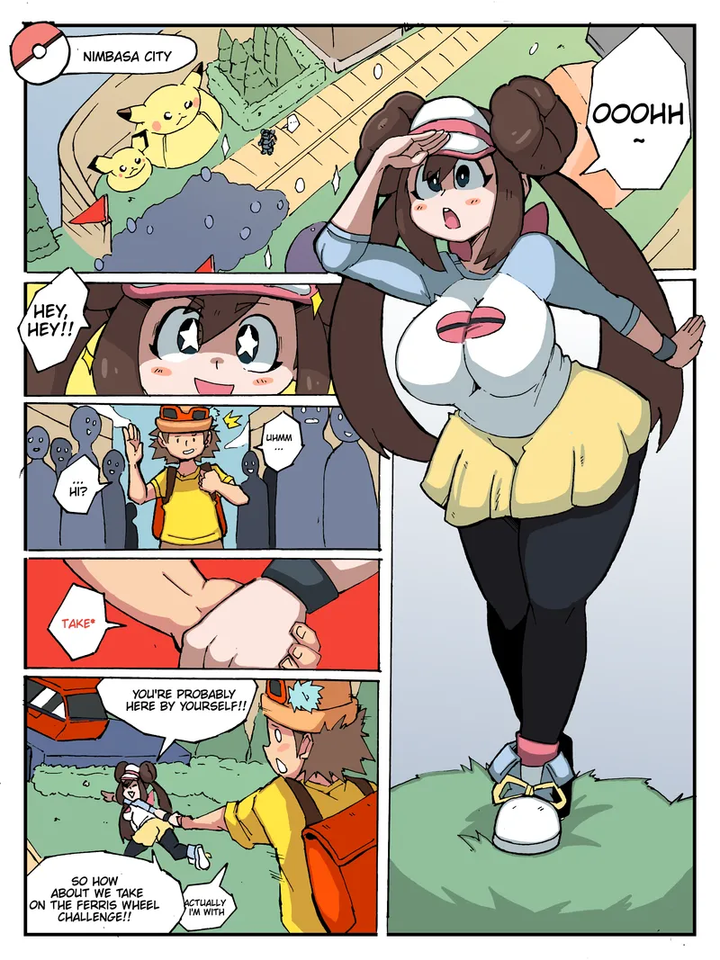 Rosa's Challenge 001 and Pokemon Comic Porn