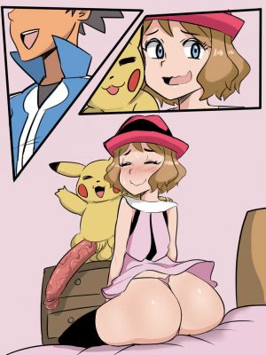 Serena X Pikachu 001 and Pokemon Comic Porn