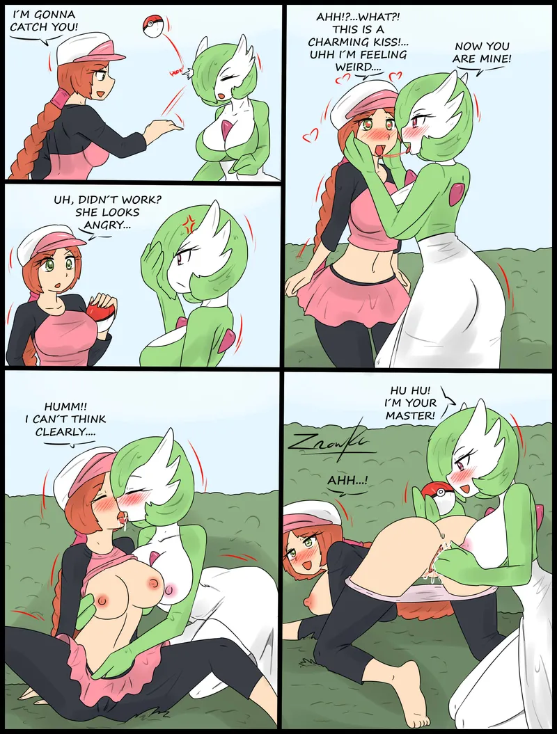 Sexy Trainer 001 and Pokemon Comic Porn
