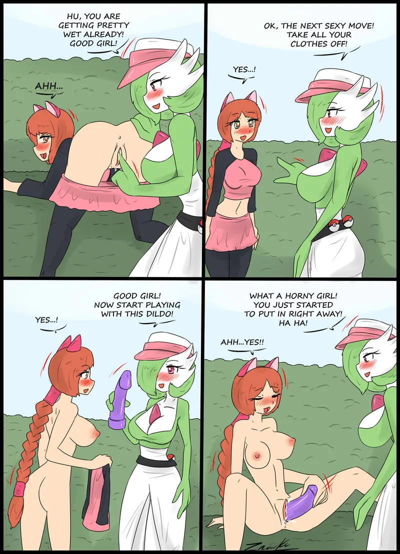 Sexy Trainer 004 and Pokemon Comic Porn