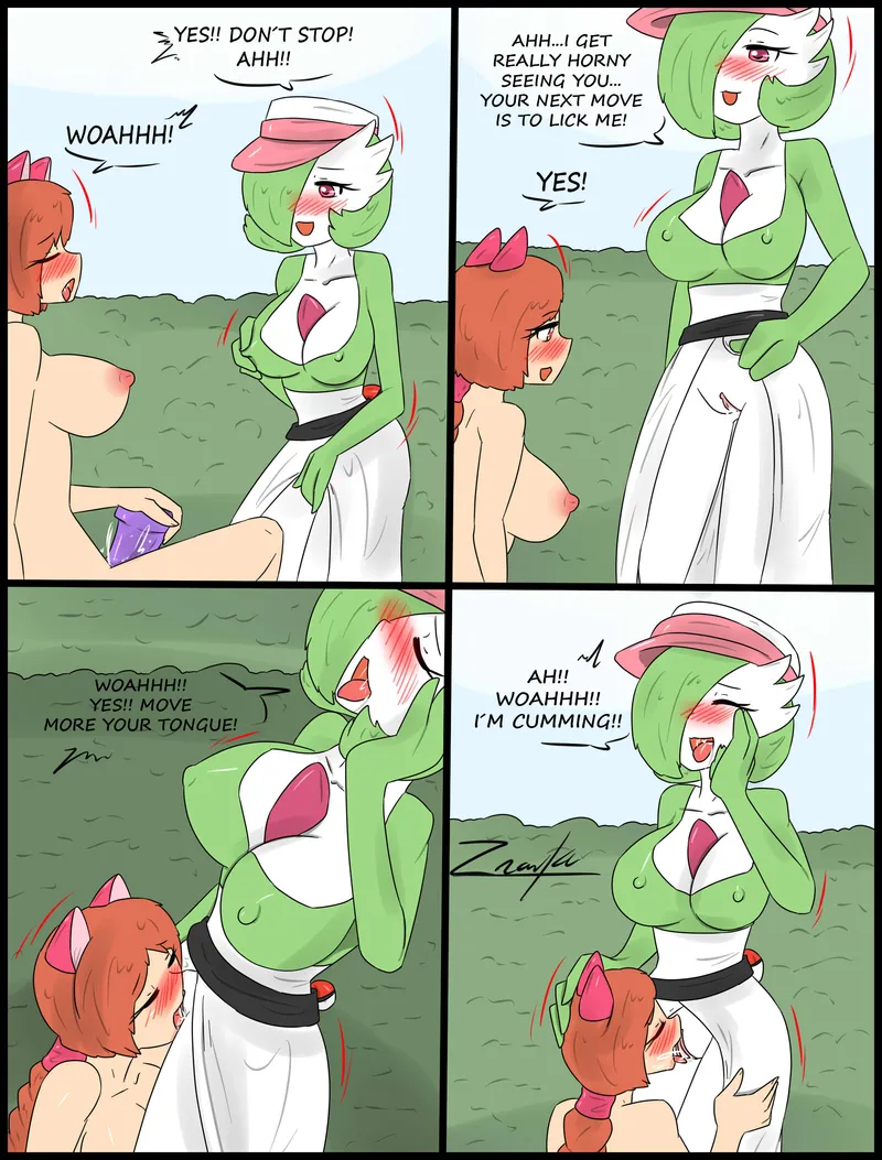 Sexy Trainer 005 and Pokemon Comic Porn