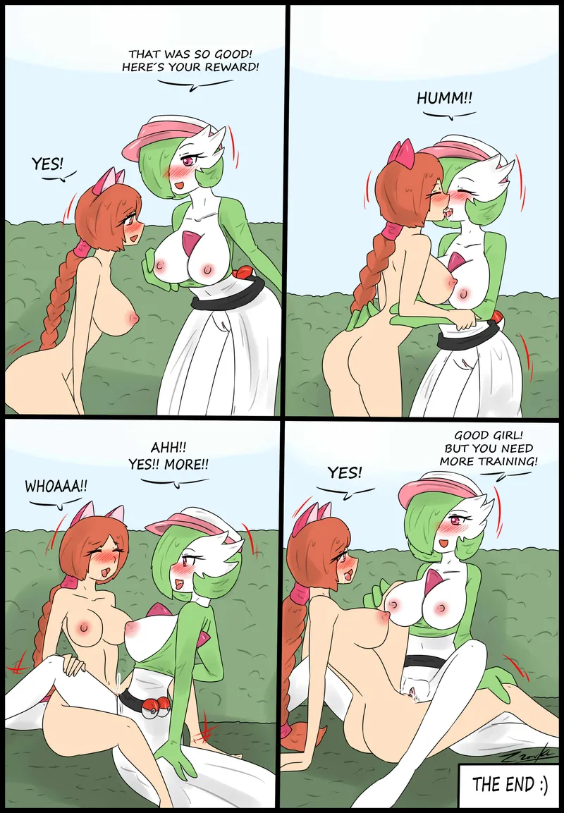 Sexy Trainer 006 and Pokemon Comic Porn