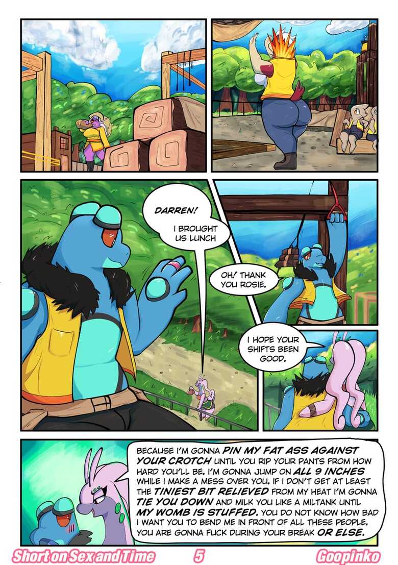 Short On Sex And Time 005 and Pokemon Comic Porn