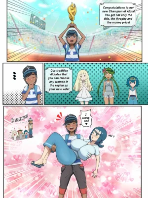 The Lady Of The Alola Champion Pokemon Comic Porn