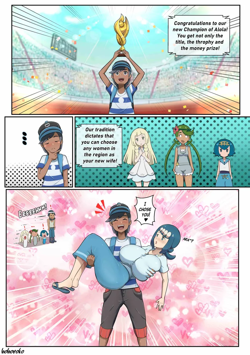 The Lady Of The Alola Champion 001 and Pokemon Comic Porn
