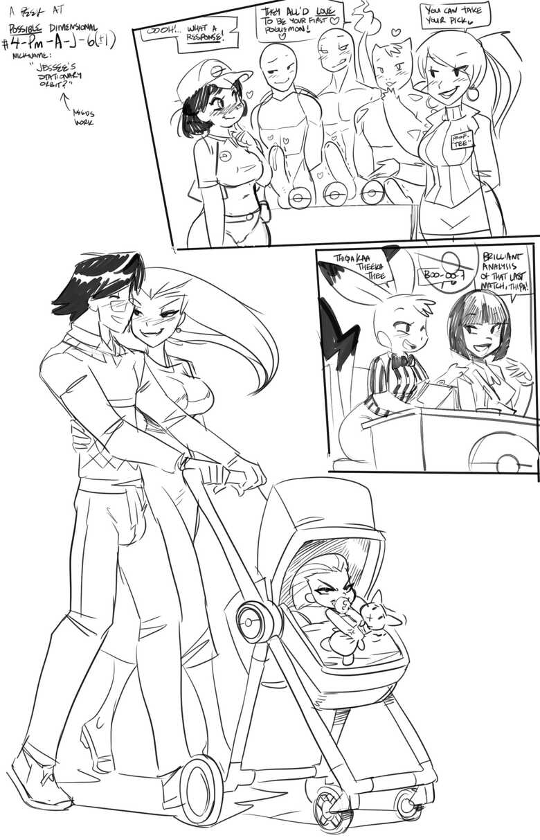 Trainer Battle! Assh Vs Jessee 011 and Pokemon Comic Porn