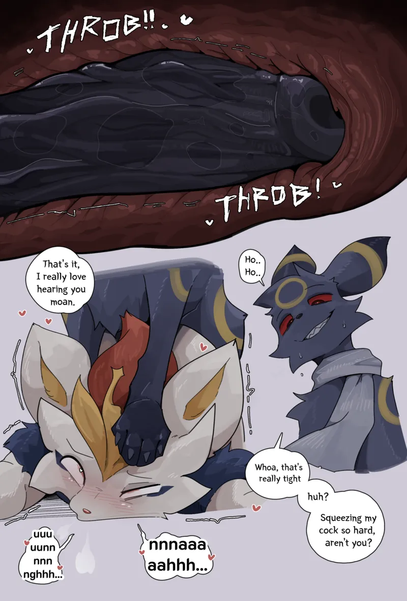 Umbreon & Cinderace 010 and Pokemon Comic Porn