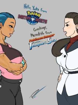 Yuko x Meredith 001 and Pokemon Comic Porn